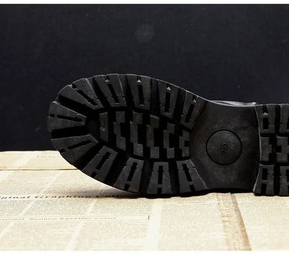 Winterstiefel aus schwarzem Leder - Delphine Zendoo.de