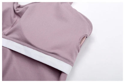 Ensemble Lounge Femme Décontracté Crop Top