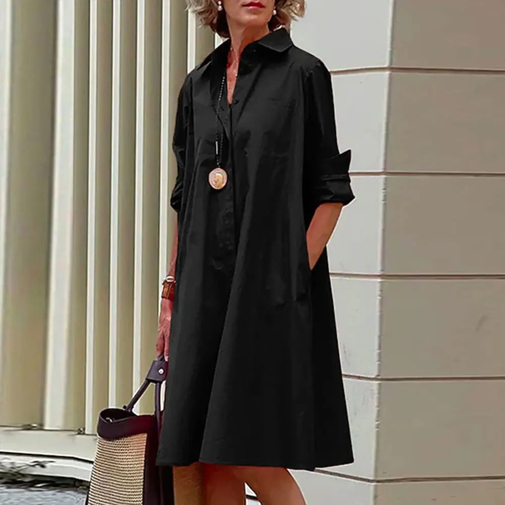 Robe femme chemisier rouge élegant et chic