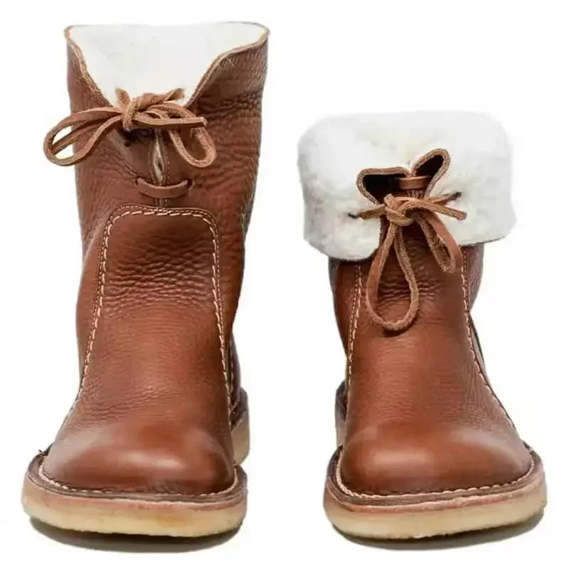 Bottes Femmes Hiver Chauffantes avec Semelle Antidérapante - PanierRoyale