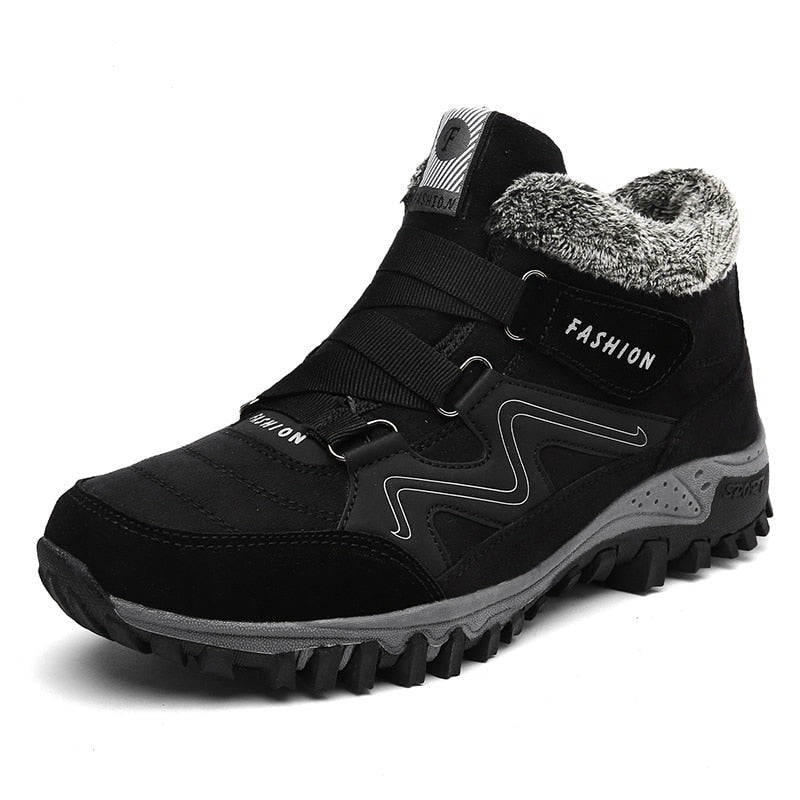 Bottines Hiver Chaudes et Confortables en Daim