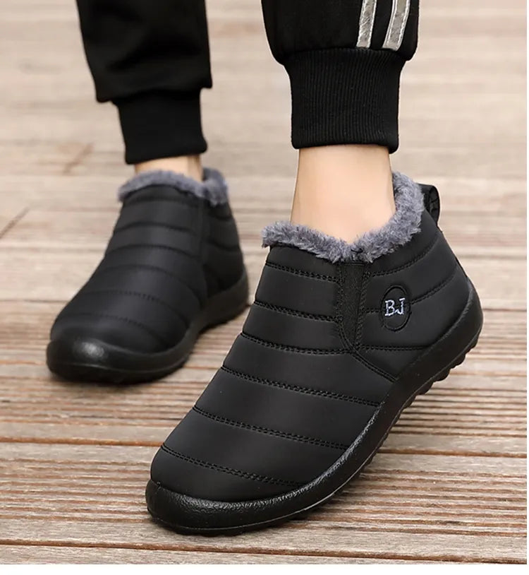 Bottines Femmes Hiver Fourrées Violet Clair