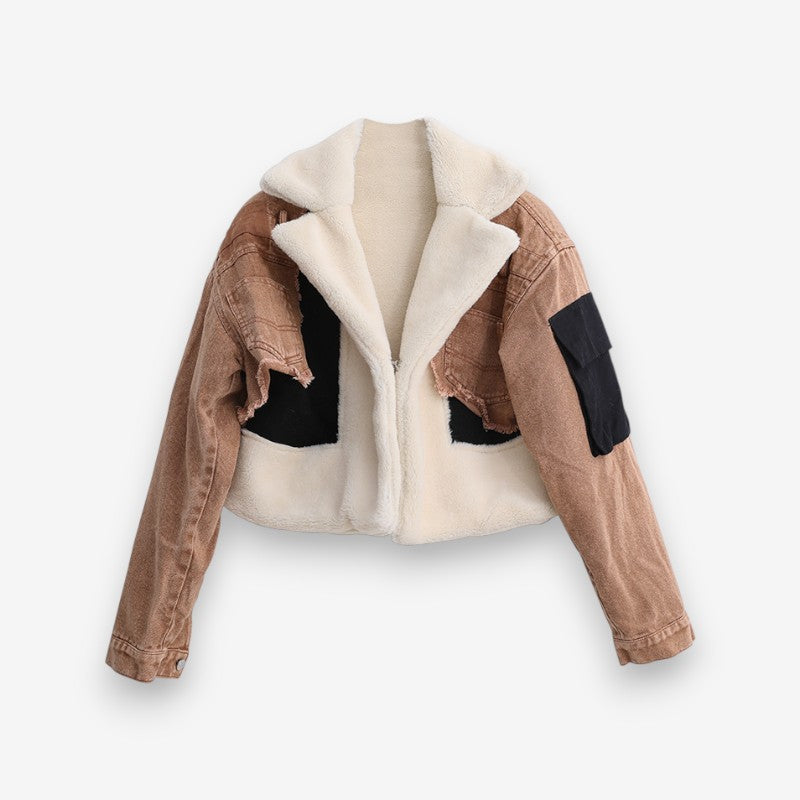 Veste Jean Dénim Manches Longues Casual