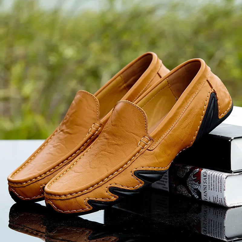 Pantoufles Cuir Homme Confortables et Chaudes - BerlinGlamour