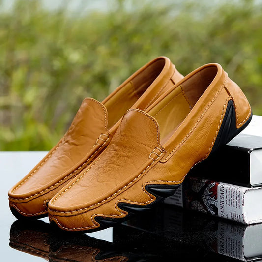 Pantoufles Cuir Homme Confortables et Chaudes - BerlinGlamour