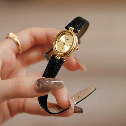 Montre Femme Quartz Doré Élégante et Raffinée