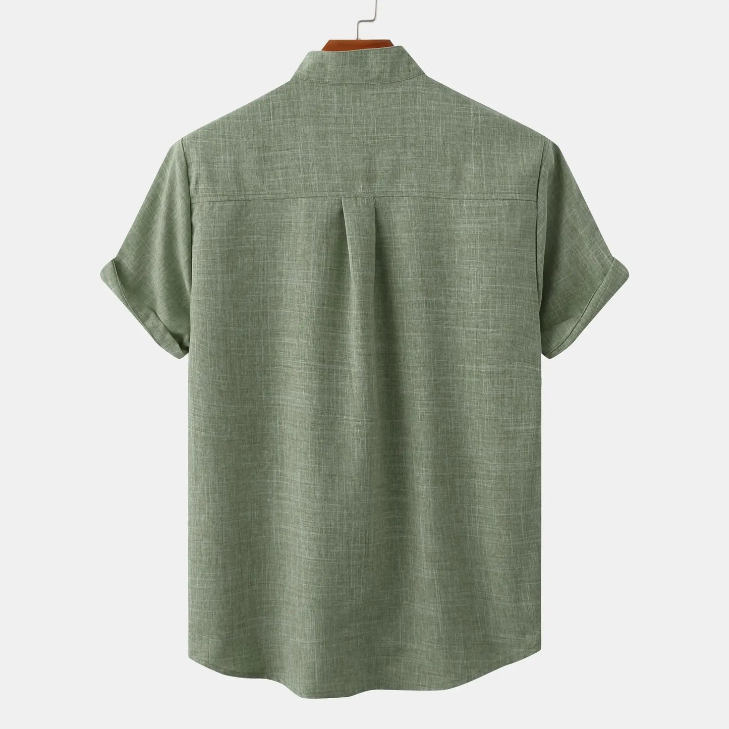Chemise Homme Lin Blanc Classique - BerlinGlamour