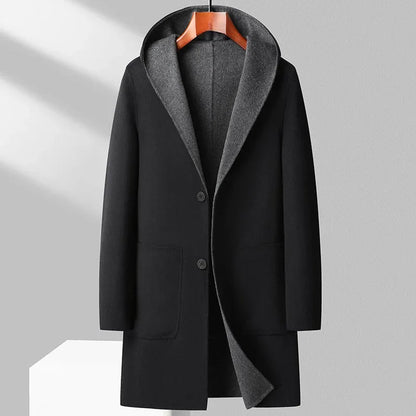 Manteau Homme Hiver Épais avec Poches Zippées