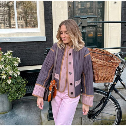 Manteau Femme Long Manches Coloré Hiver