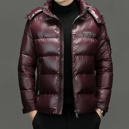 Veste Doudoune Hiver Homme Manches Longues et Chaude