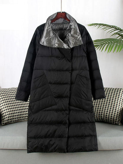 Manteau Femme Hiver Poches Carreaux Chic et Élégant