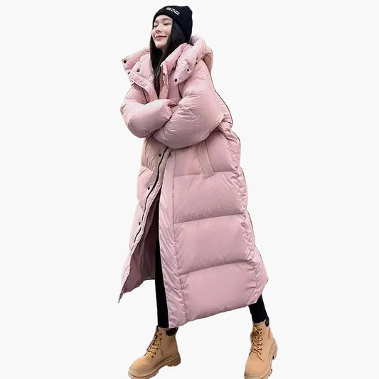 Manteau Hiver Oversized à Capuchon pour Femme - BerlinGlamour