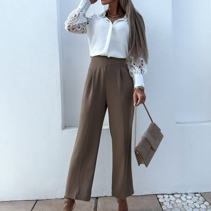 Blouse Décontractée Femme Style Casual