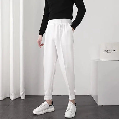 Pantalon Homme Plissé Élégant Moderne