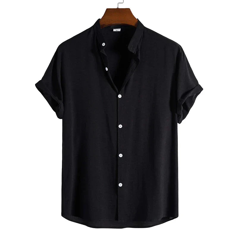 Chemise Homme Coton Élégant Blanc