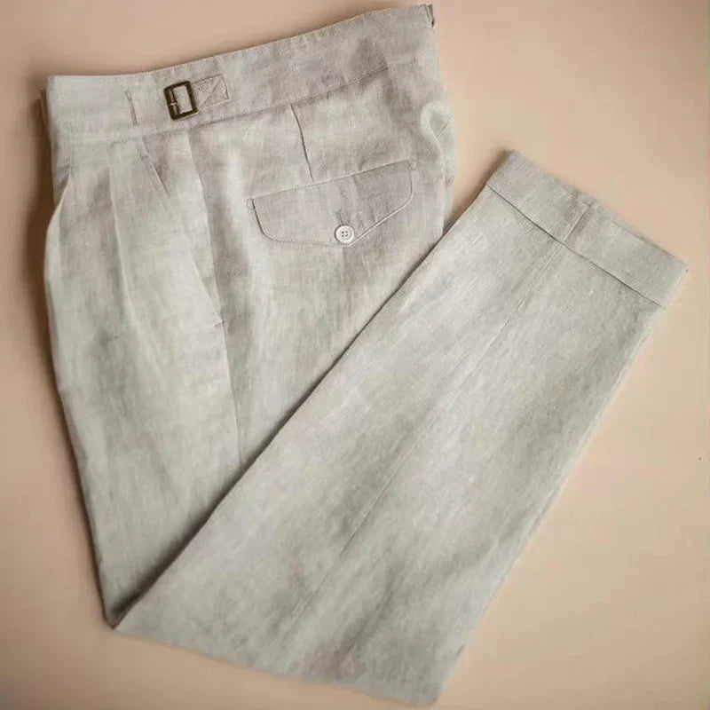 Pantalon Haut de Gamme Taille Haute pour Homme