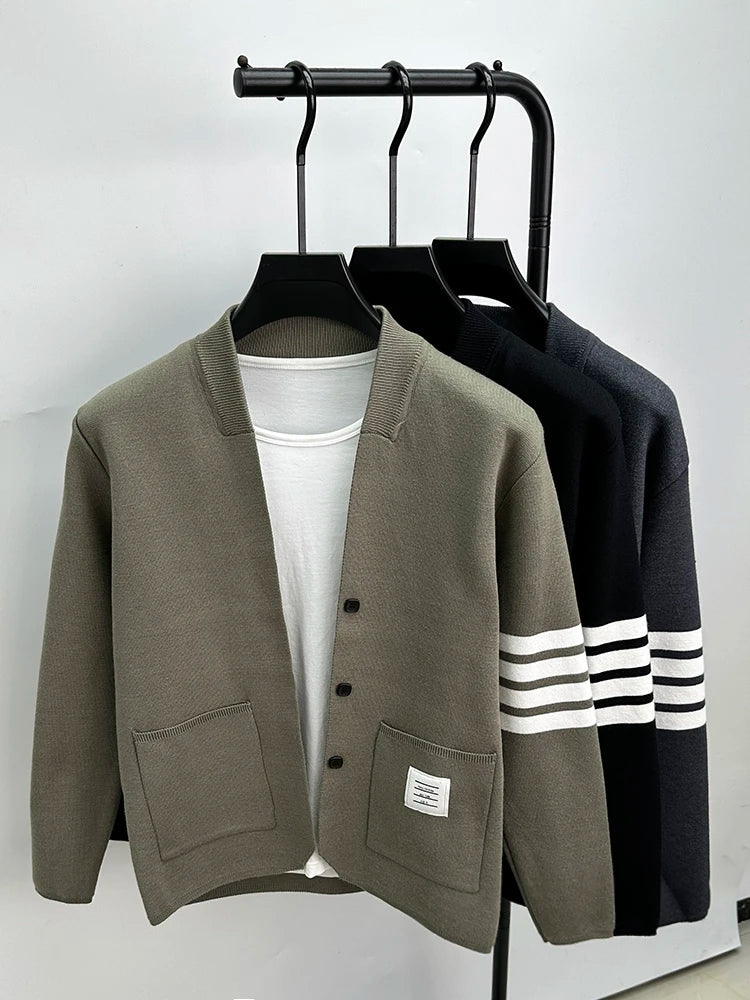 Cardigan Homme Coton Mélangé