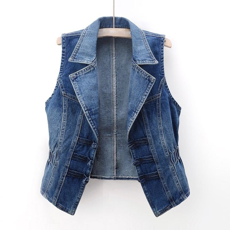 Veste en jeans femme classique décontractée - BerlinGlamour