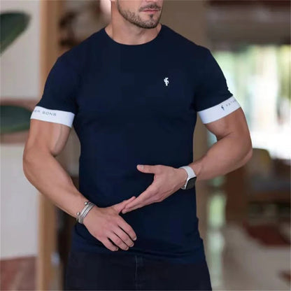 T-shirt Homme Col Rond Coton Été