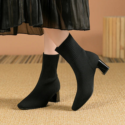 Bottines Femme Élégantes à Talon Haut Confortables pour Chaque Jour