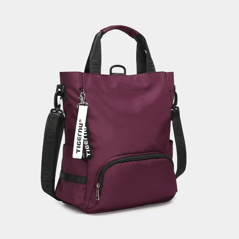 Sac Épaule Femme Nylon Noir Bleu Marine