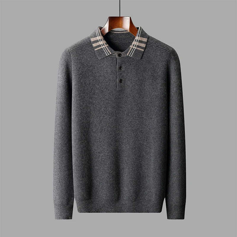 Pull Homme Hiver Classique en Laine - BerlinGlamour