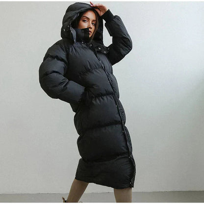 Parka Femme Longue Capuche Imperméable - PanierRoyale