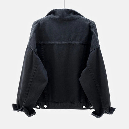 Veste En Jean Décontractée Pour Femme | Avec Bouton