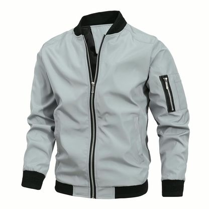 Veste Imperméable Homme Sport pour Pluie avec Fermeture Éclair