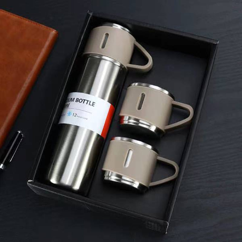 Gourde Isolante de Voyage avec Gobelet Inclus