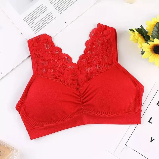 Soutien-gorge Femme Dentelle Sans Armature Confort Léger