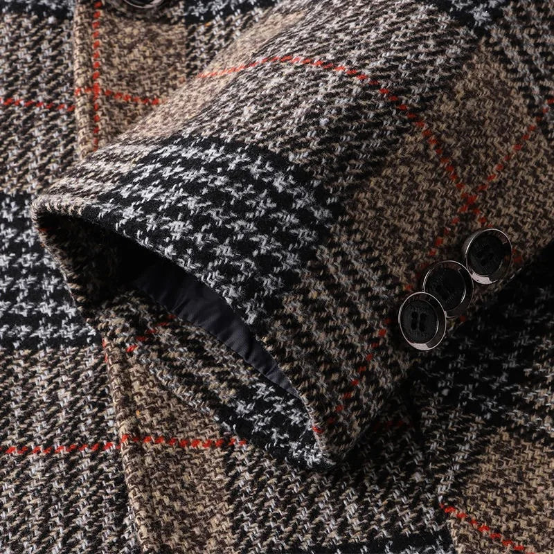 Blazer Homme Tweed Élégant Valentino