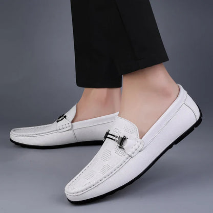 Mocassin Homme Cuir Italien de Luxe