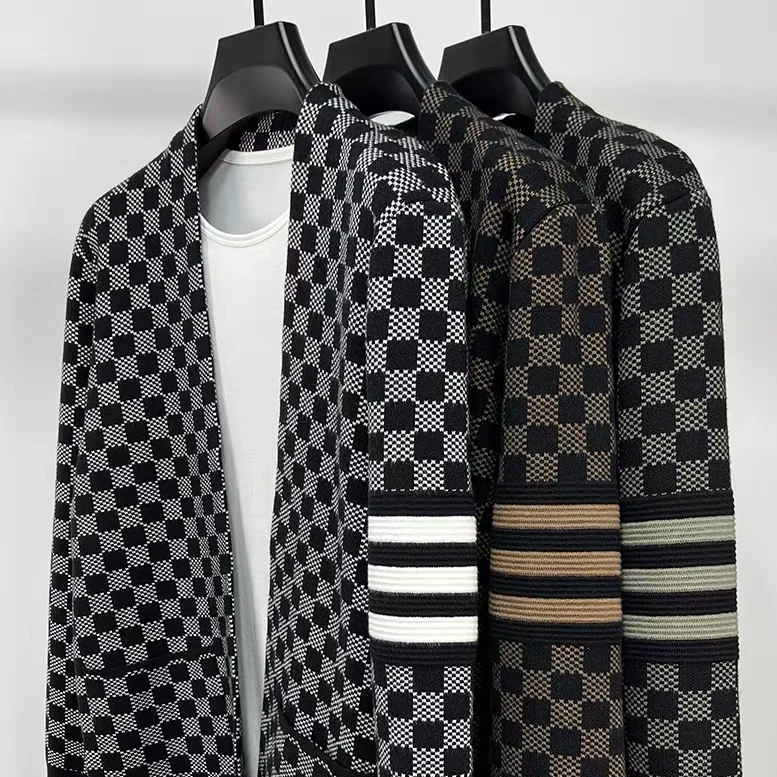 Cardigan Homme Hiver Chaud et Élégant