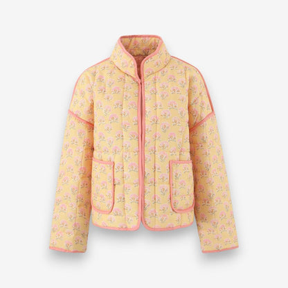 Veste Femme à Manches Longues Fleuri Élégante