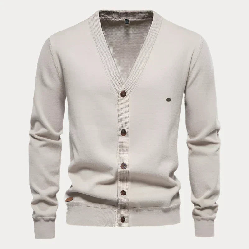 Cardigan Homme Tricoté Manches Longues