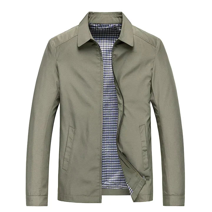 Veste Décontractée Pour Homme Avec Col | Fermeture Éclair