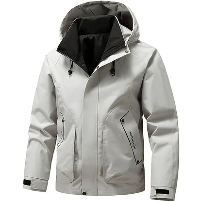 Veste de ski Homme Imperméable avec Capuche Coupe Sportive