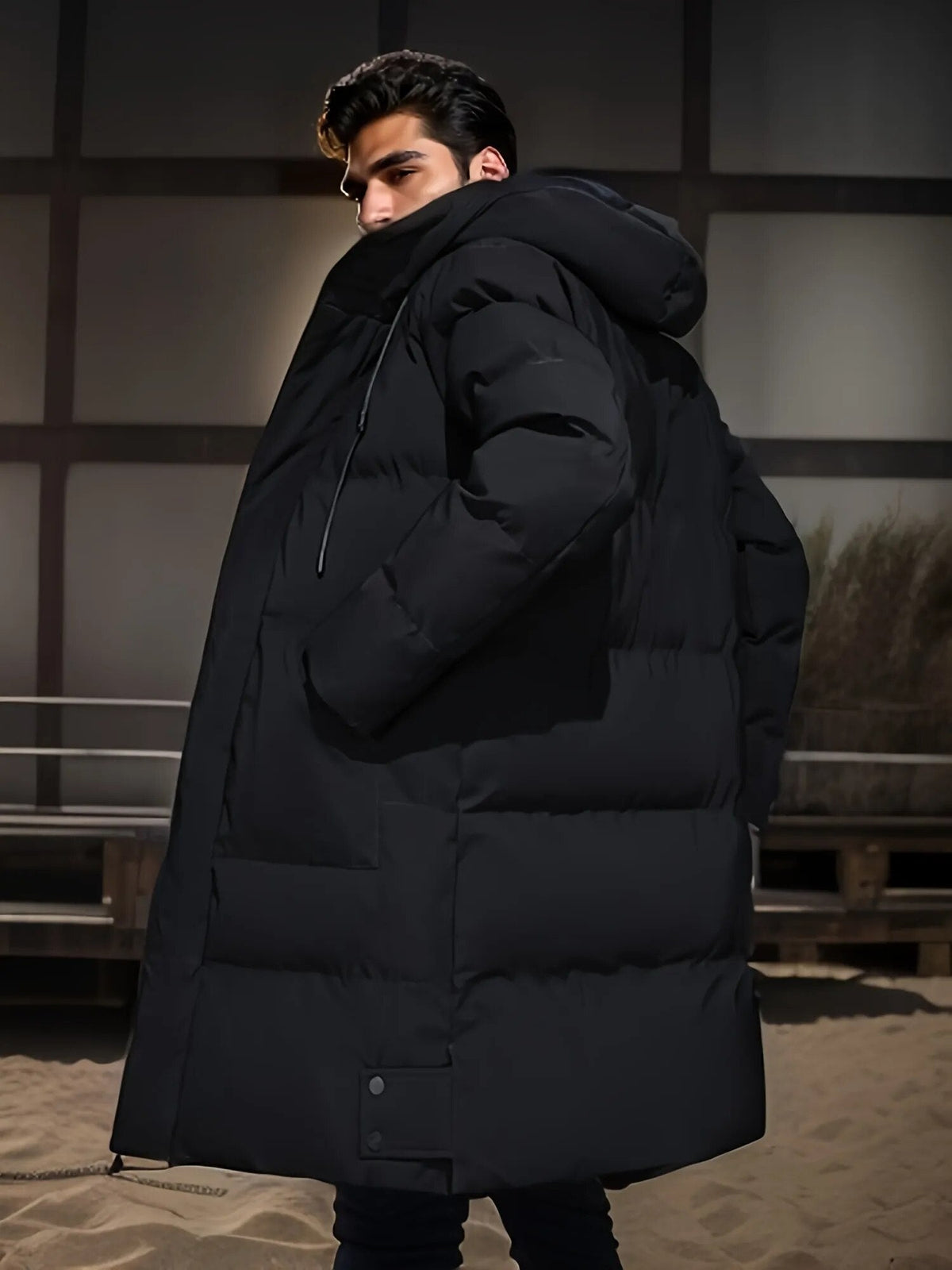 Parka D'Hiver Matelassée avec Capuche