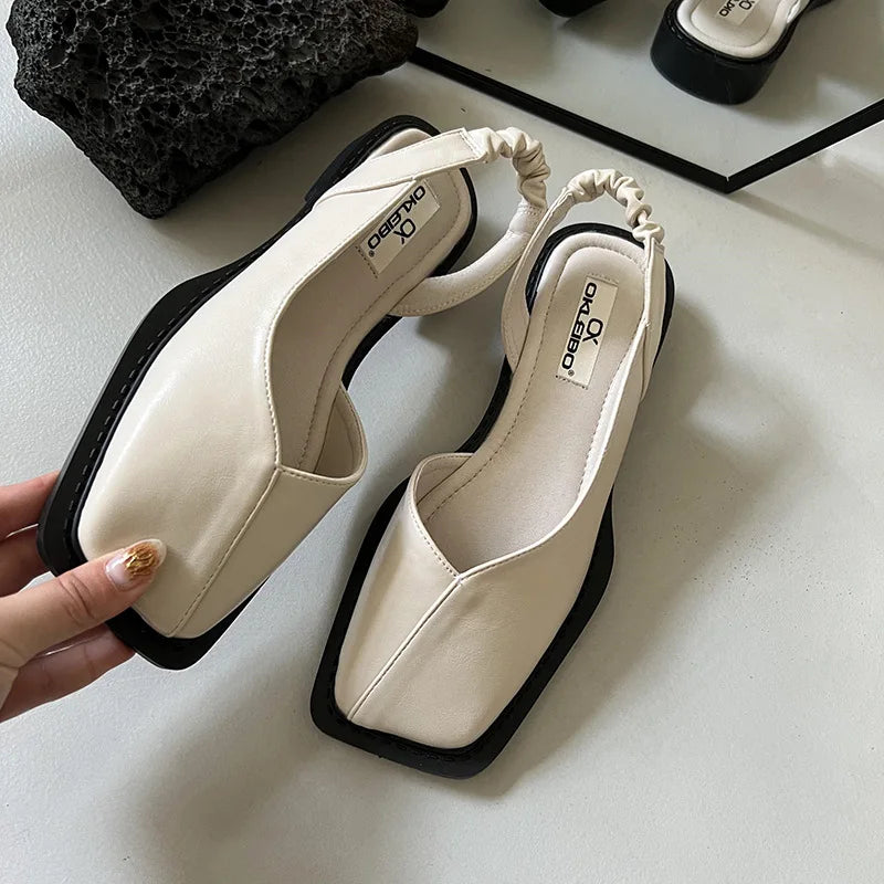 Ballerines Talons Hauts Élégantes pour Femmes