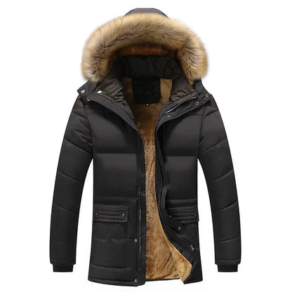 Parka Homme Hiver Chauffant avec Capuche