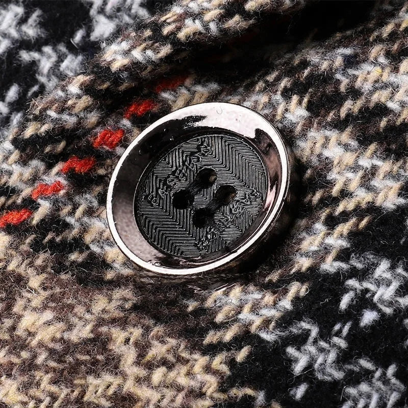 Blazer Homme Tweed Élégant Valentino