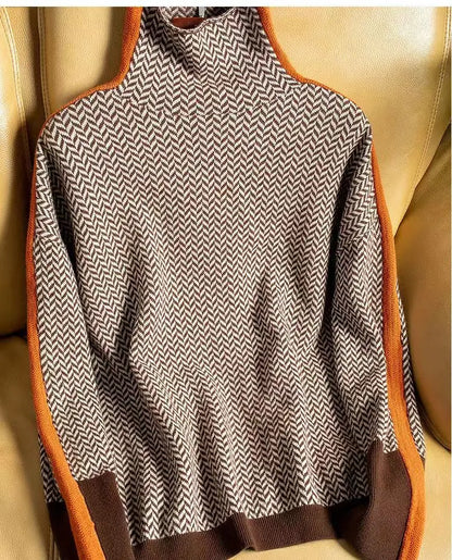 Pull Femme Luxe à Col Roulé Fines Mailles - BerlinGlamour