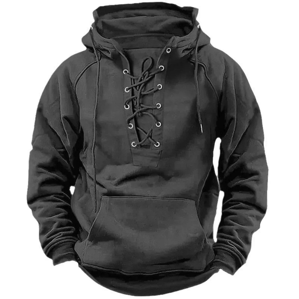 Sweat à capuche Épais Coton Coupe Rétro