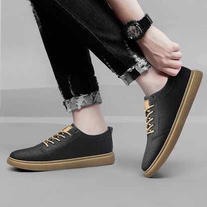 Baskets Cuir Homme de Qualité
