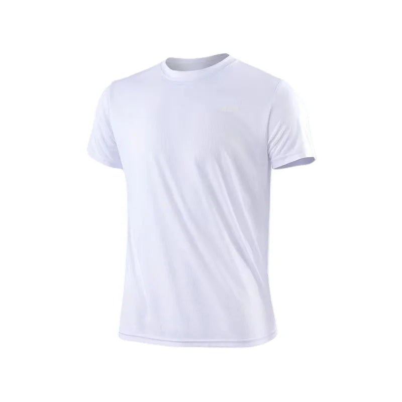 T-shirt Homme Séchage Rapide Col Rond Manches Courtes Coupe Légère