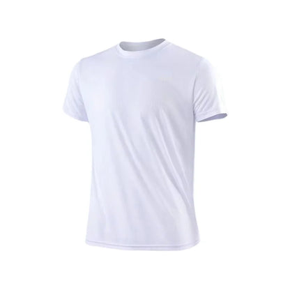 T-shirt Homme Séchage Rapide Col Rond Manches Courtes Coupe Légère
