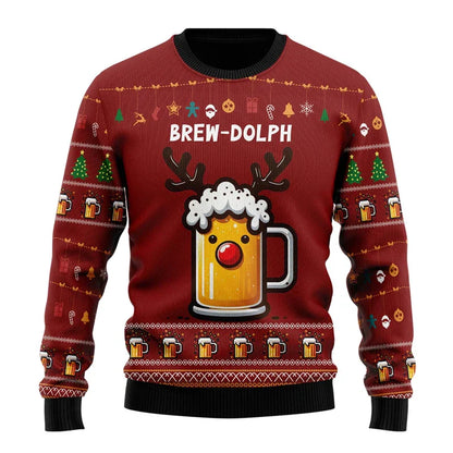 Pull de Noël Homme Drôle et Amusant pour Fête