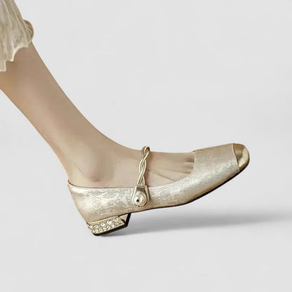Chaussures Mary Jane Femmes à Talon Plat Confort