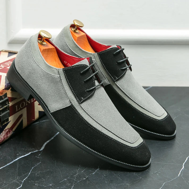 Chaussures Homme Cuir Velours Élégantes